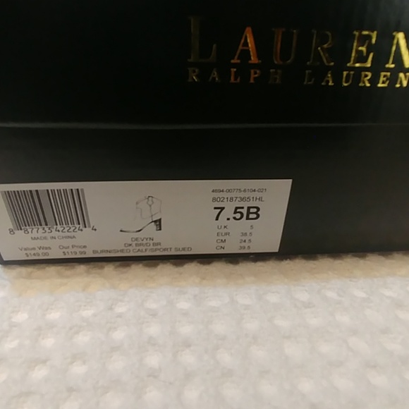 Ralph Lauren Short Boots - Picture 7 of 7